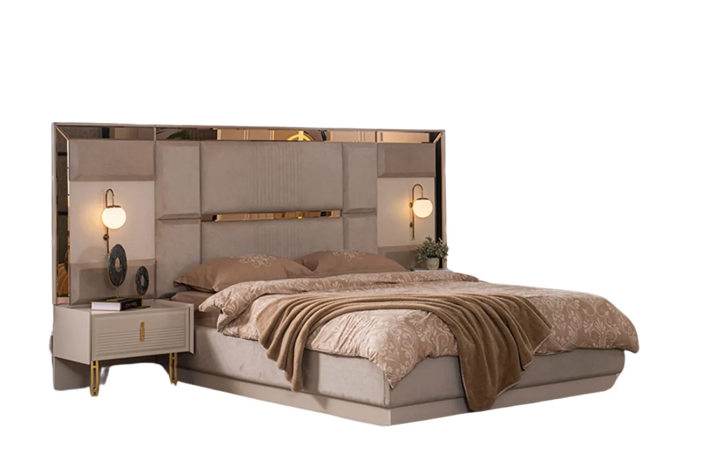Life Başlıklı Karyola (Bazalı)