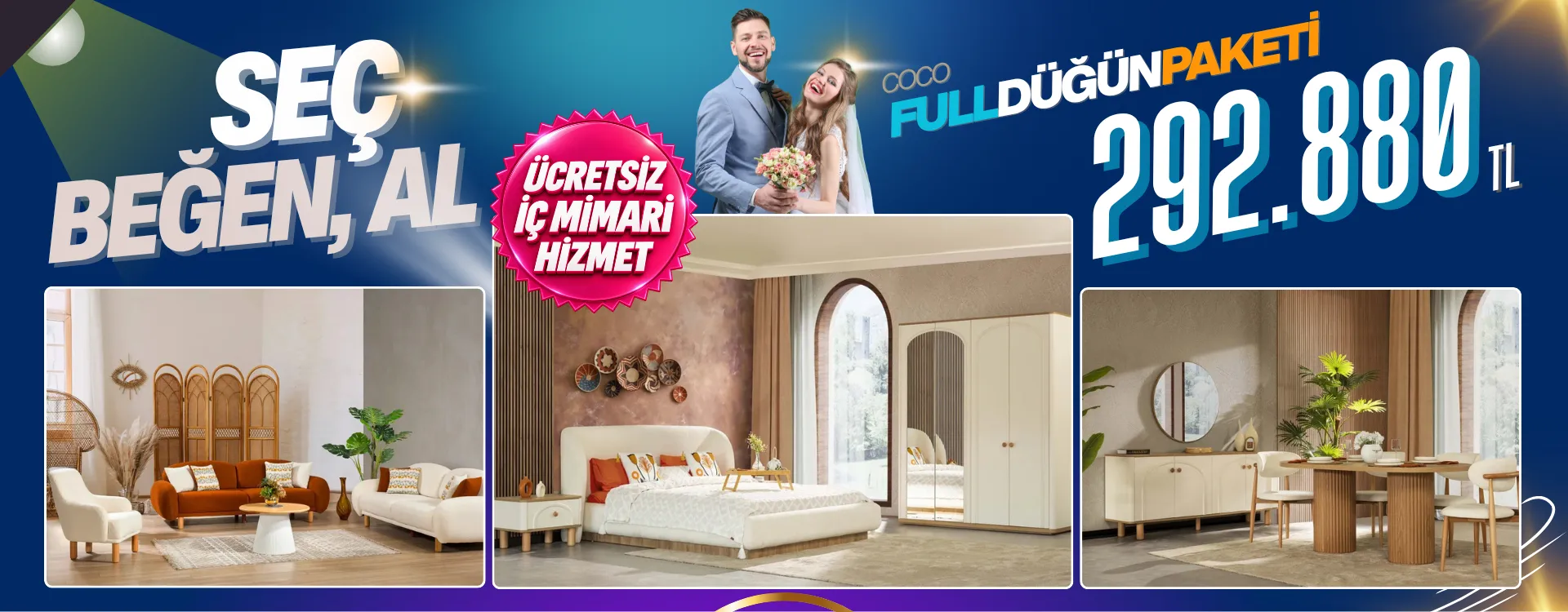 Coco Full Düğün Paketi 292.880 TL