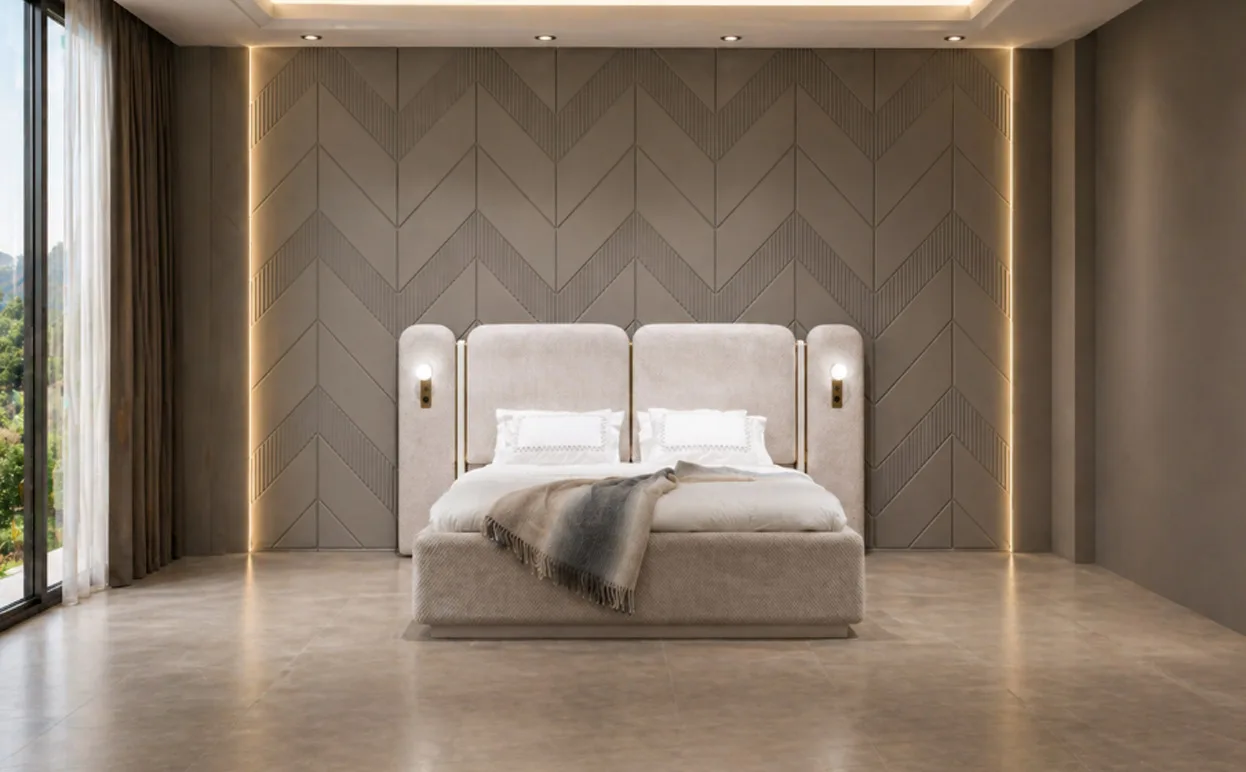 Dolunay Başlıklı Karyola