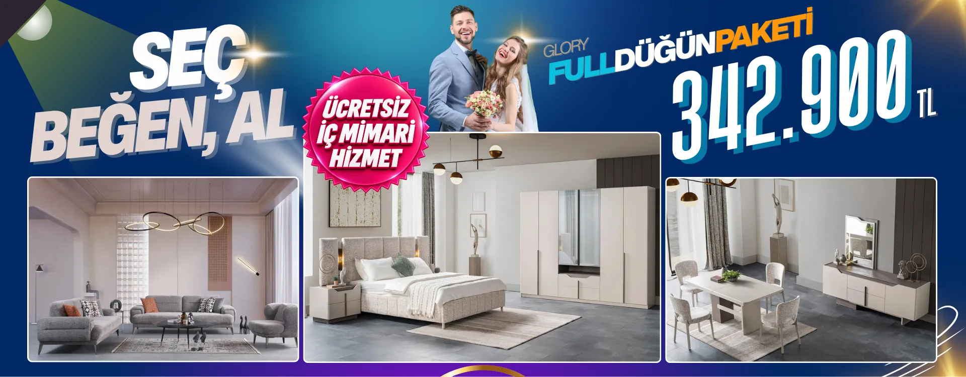 Glory Full Düğün Paketi 342.900 TL