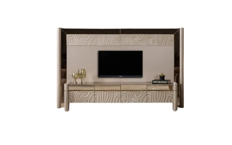 Hera Gold Luxury Tv Arka Pano