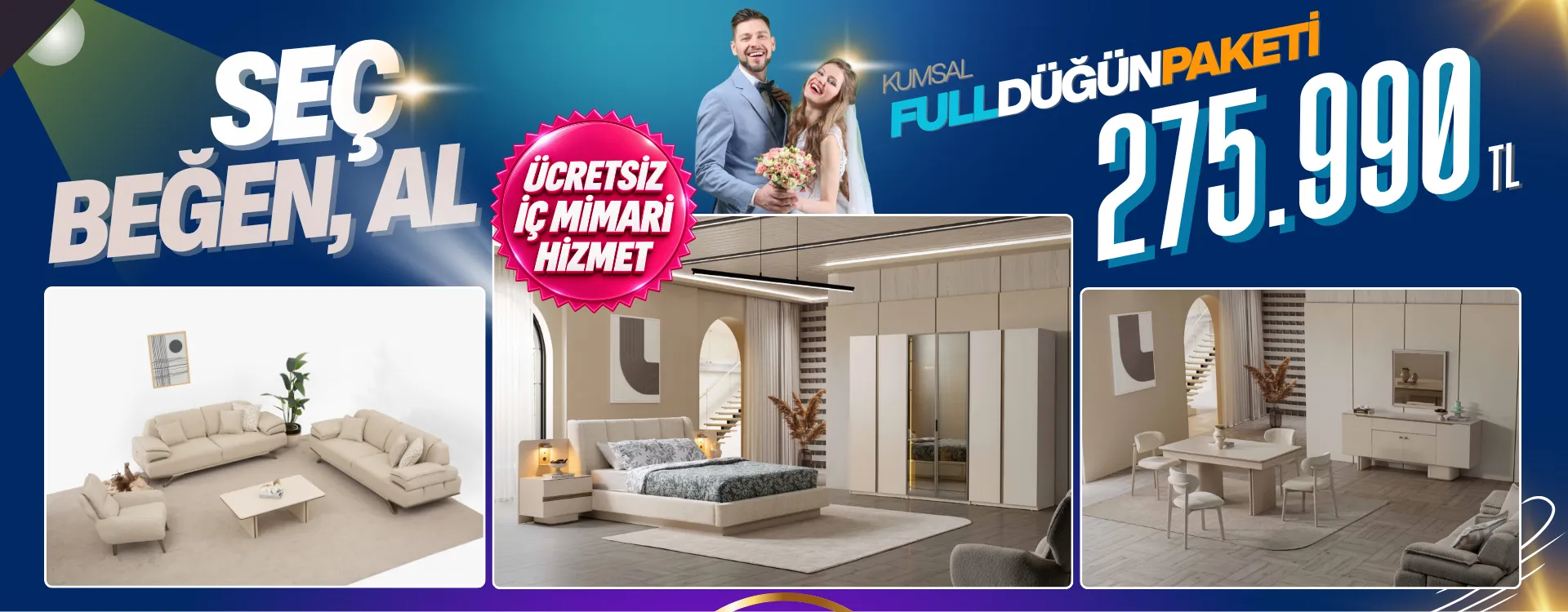 Kumsal Full Düğün Paketi 275.990 TL