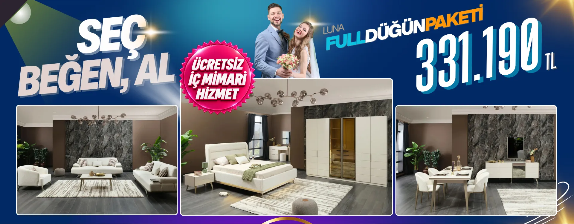 Luna Full Düğün Paketi 331.190 TL