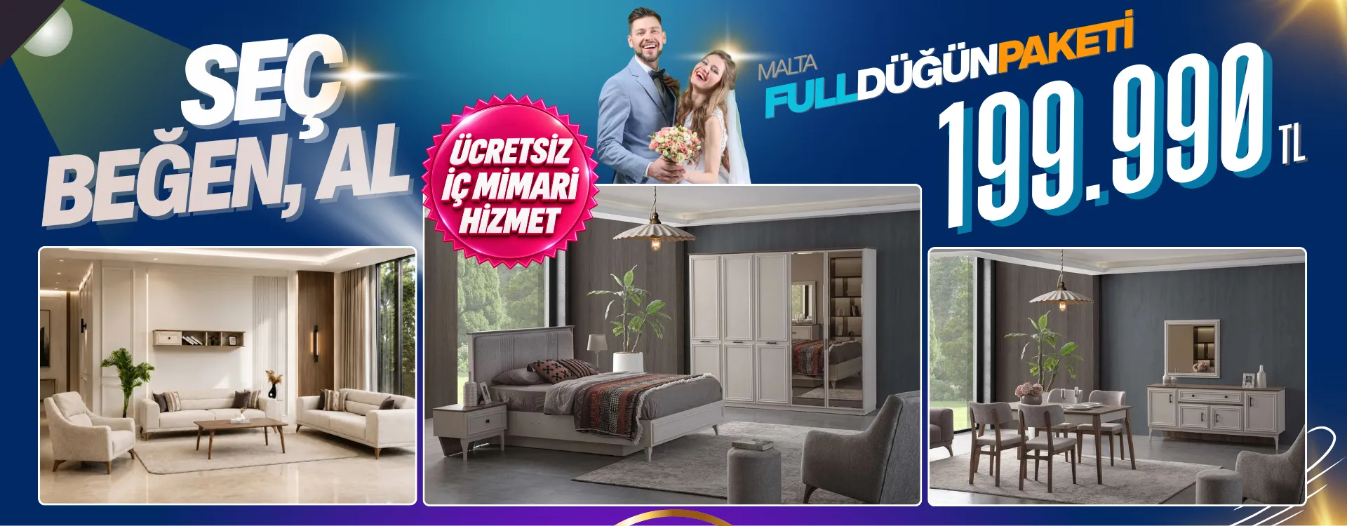 Malta Full Düğün Paketi 199.990 TL