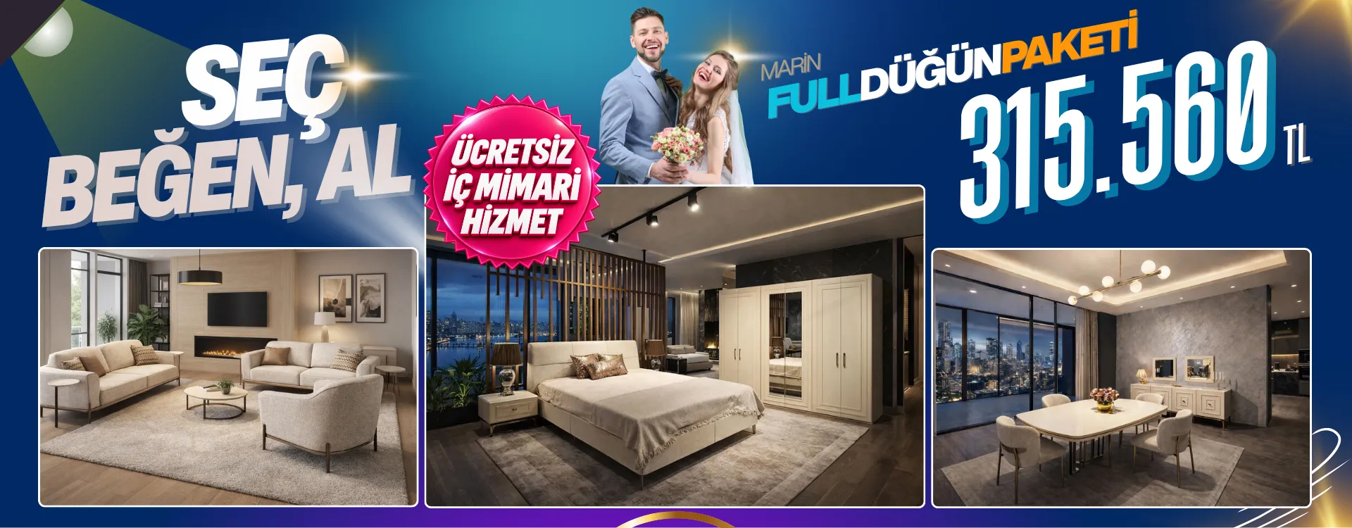 Marin Full Düğün Paketi 315.560 TL