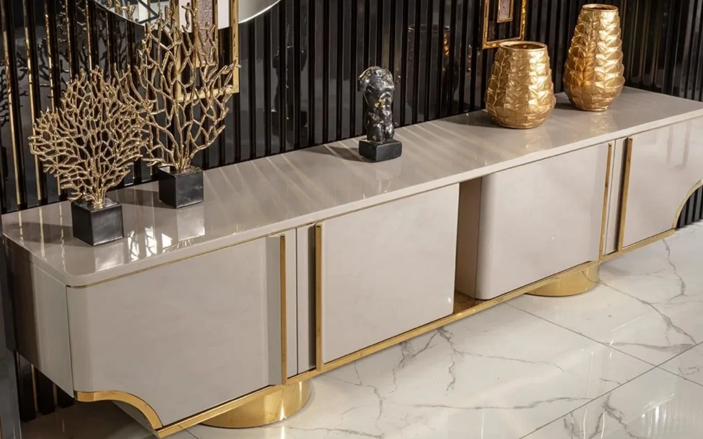 Napoli Luxury Tv Sehpası