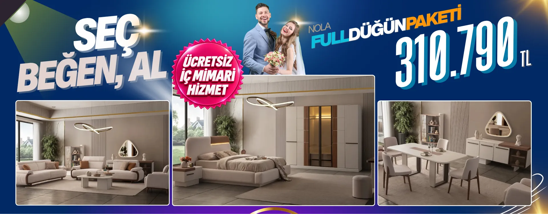 Nola Full Düğün Paketi 310.790 TL