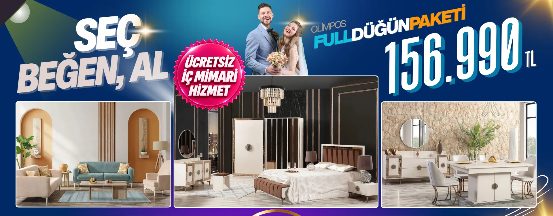 Olimpos Full Düğün Paketi 156.990 TL