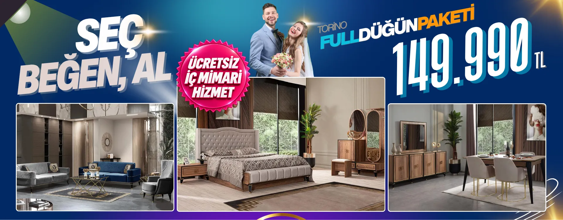 Torino Full Düğün Paketi 149.990 TL