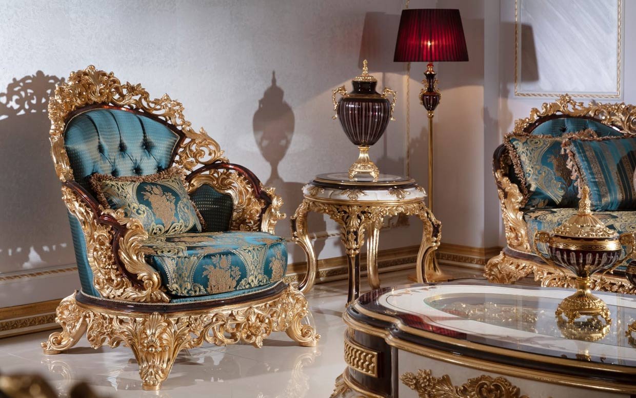 sultan klasik koltuk takimi 11 | Özbay Mobilya
