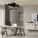 Modern tasarımlı masa ve konforlu sandalyeleriyle Özbay Mobilya, yemek odalarına lüks bir dokunuş kazandırıyor.