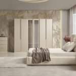 Modern çizgilere sahip yatak odası modeli, işlevsel depolama çözümleri ile öne çıkar. Ankara’daki 5 şubemizden ücretsiz teslimat avantajı sunuyoruz.