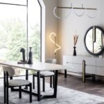 Masasıyla güçlü, sandalyeleriyle rahat, konsoluyla şık! Modern yemek odası takımı burada.