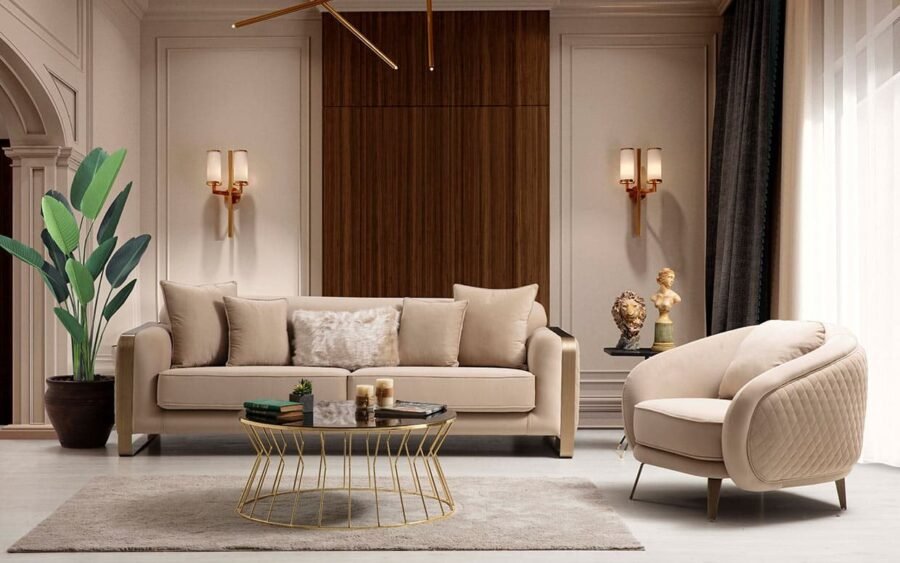 Lüks koltuk takımı tasarımlarımız Avrupa’da da evleri güzelleştiriyor.