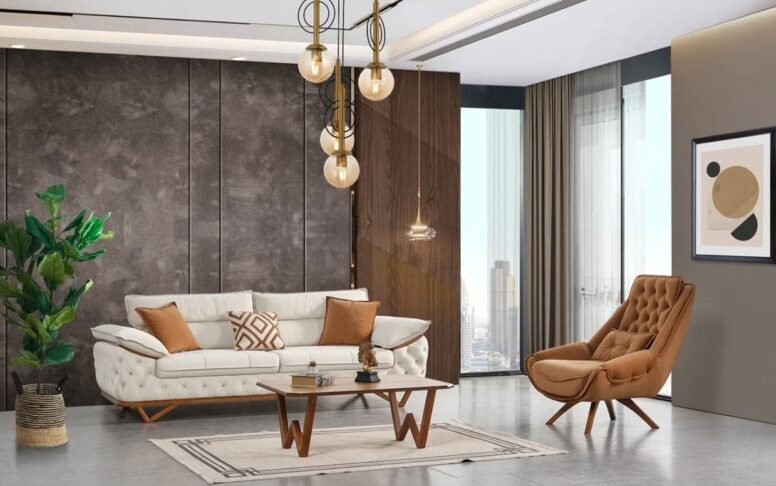 Özbay Mobilya kalitesiyle gürgen kasalı koltuk takımları, Avrupa’ya güvenli teslimat!