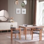 Sofralarınıza şıklık, evinize değer katacak modern yemek odası takımı Özbay Mobilya’da.