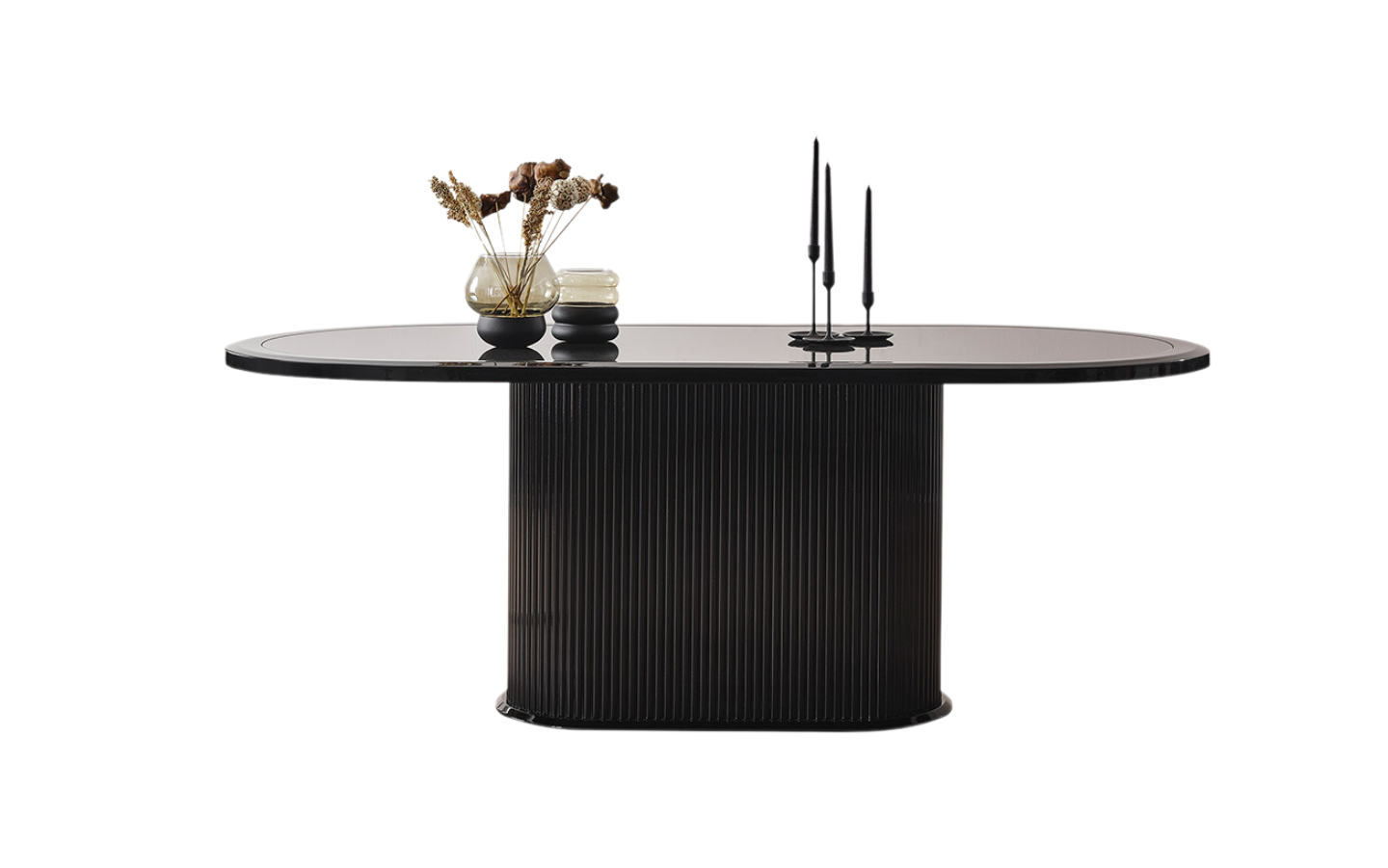 Gucci Silver Black Yemek Masası