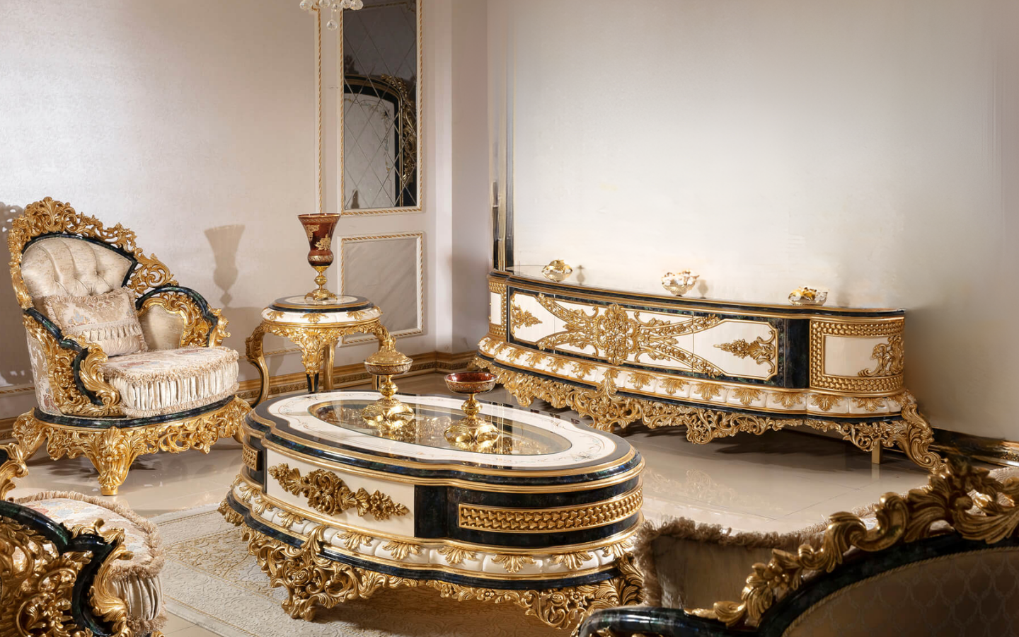 Hk Sultan Klasik Tv Sehpası 2