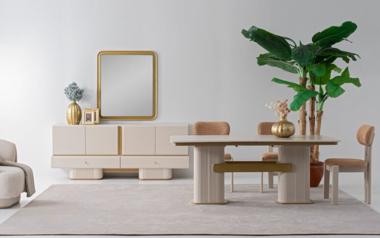 Venessa yemek odasi takimi 1 | Özbay Mobilya