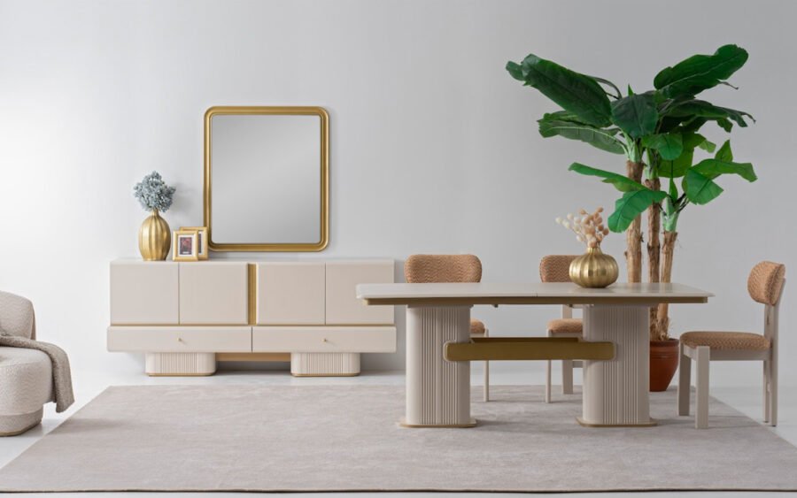 Venessa yemek odasi takimi 1 | Özbay Mobilya