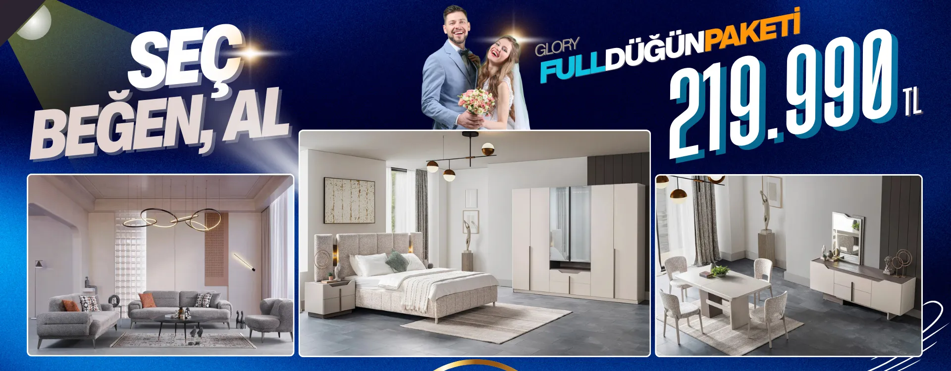 glory full dugun paketi | Özbay Mobilya