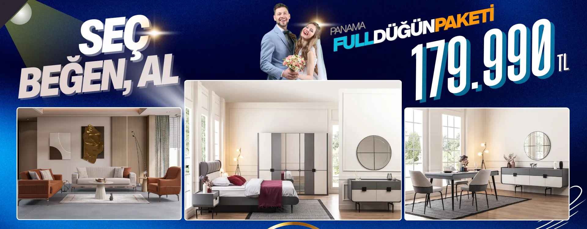 panama full dugun paketi | Özbay Mobilya