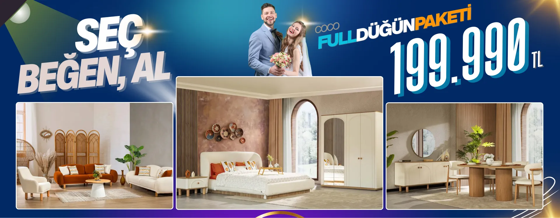 coco full dugun paketi | Özbay Mobilya