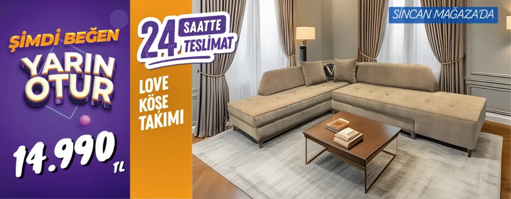 love kose takimi | Özbay Mobilya