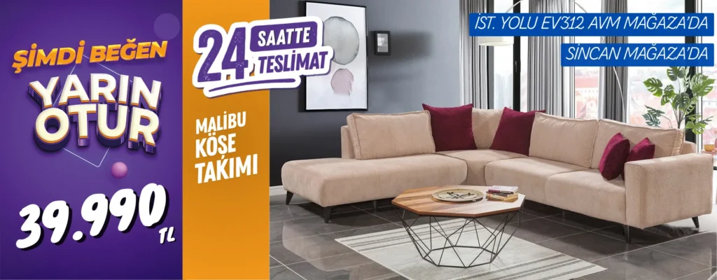 malibu kose takimi | Özbay Mobilya