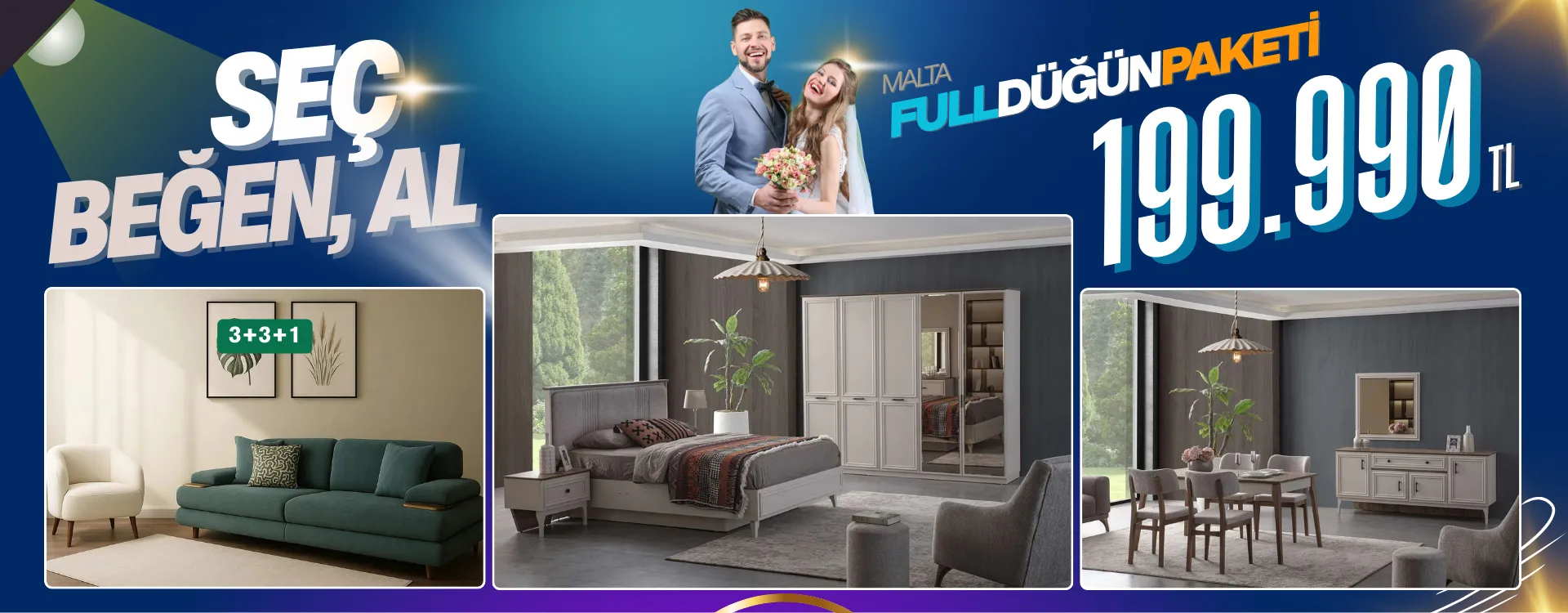 malta full dugun paketi | Özbay Mobilya