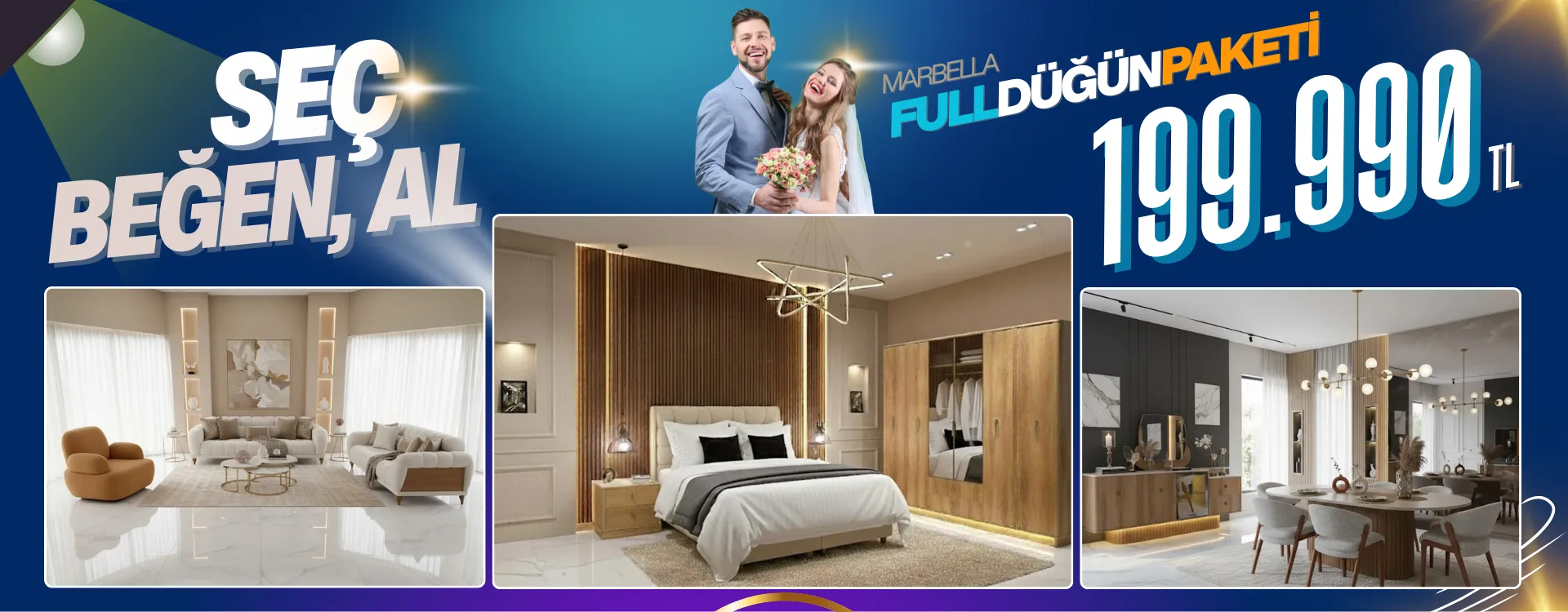 marbella full dugun paketi | Özbay Mobilya