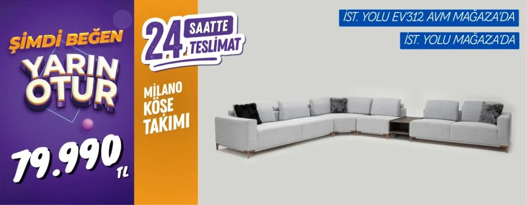 milano kose takimi | Özbay Mobilya