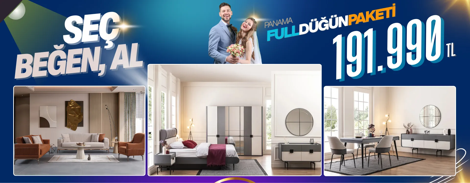 panama full dugun paketi | Özbay Mobilya