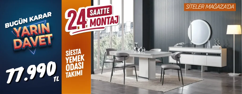 siesta yemek odasi | Özbay Mobilya