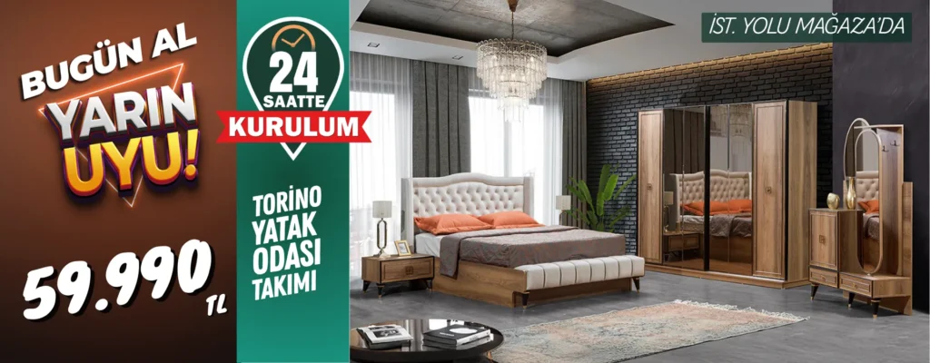 torino yatak odasi | Özbay Mobilya