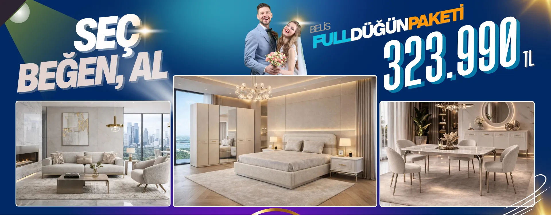 belis full dugun paketi | Özbay Mobilya