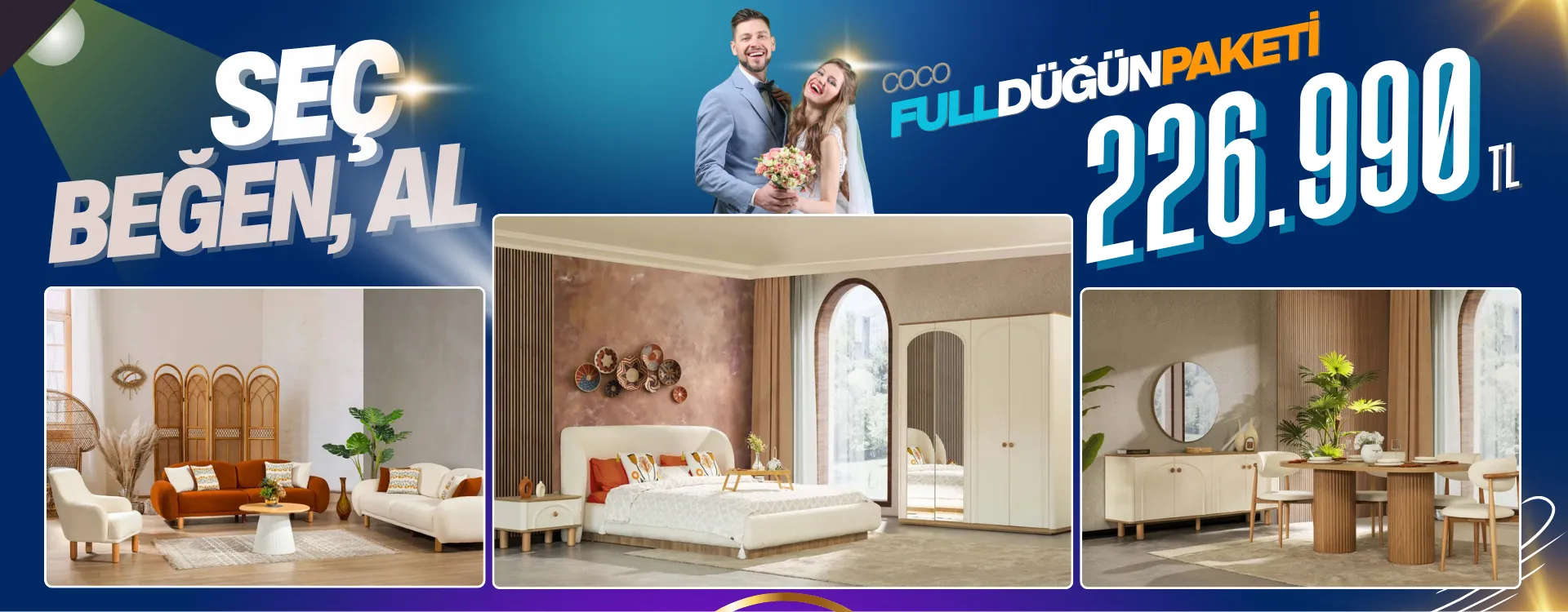 coco full dugun paketi | Özbay Mobilya