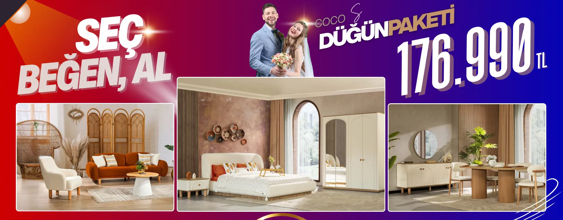 coco small dugun paketi | Özbay Mobilya