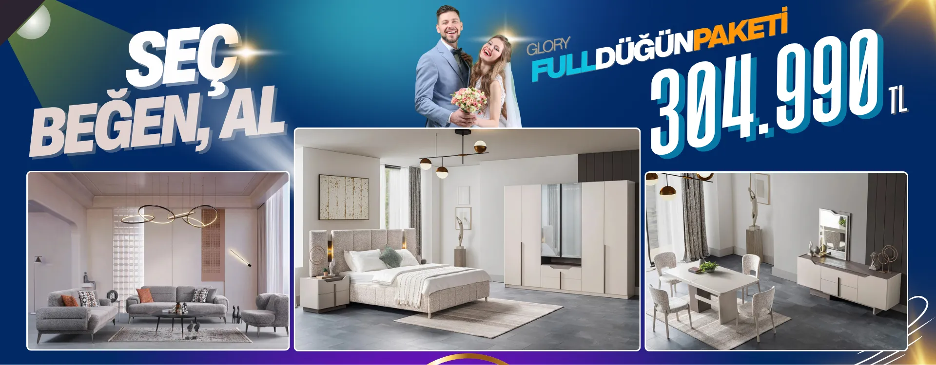 glory full dugun paketi | Özbay Mobilya