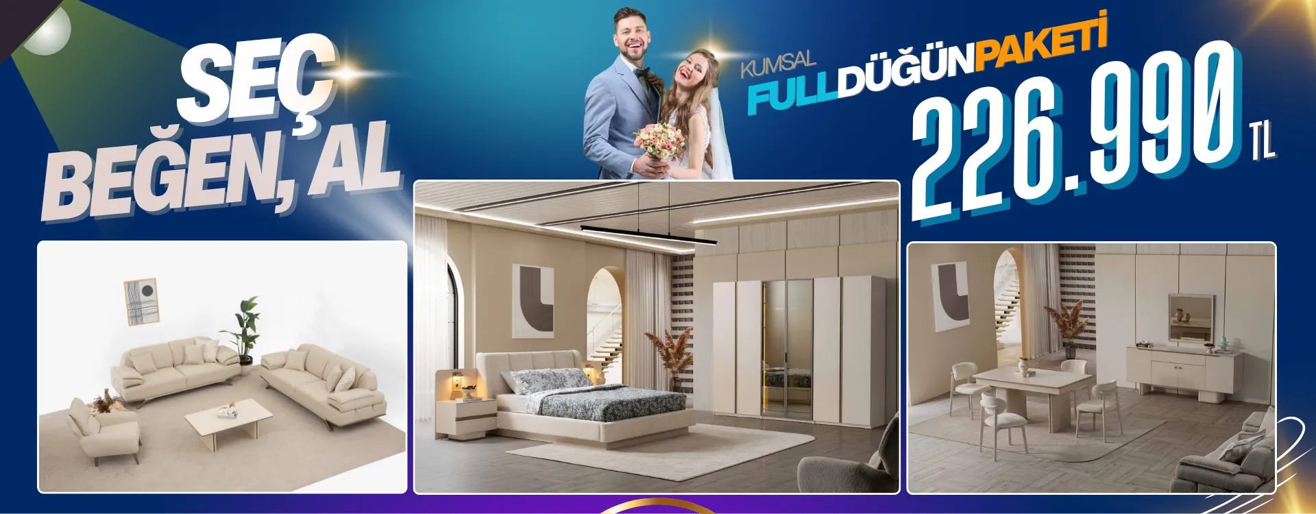 kumsal full dugun paketi | Özbay Mobilya