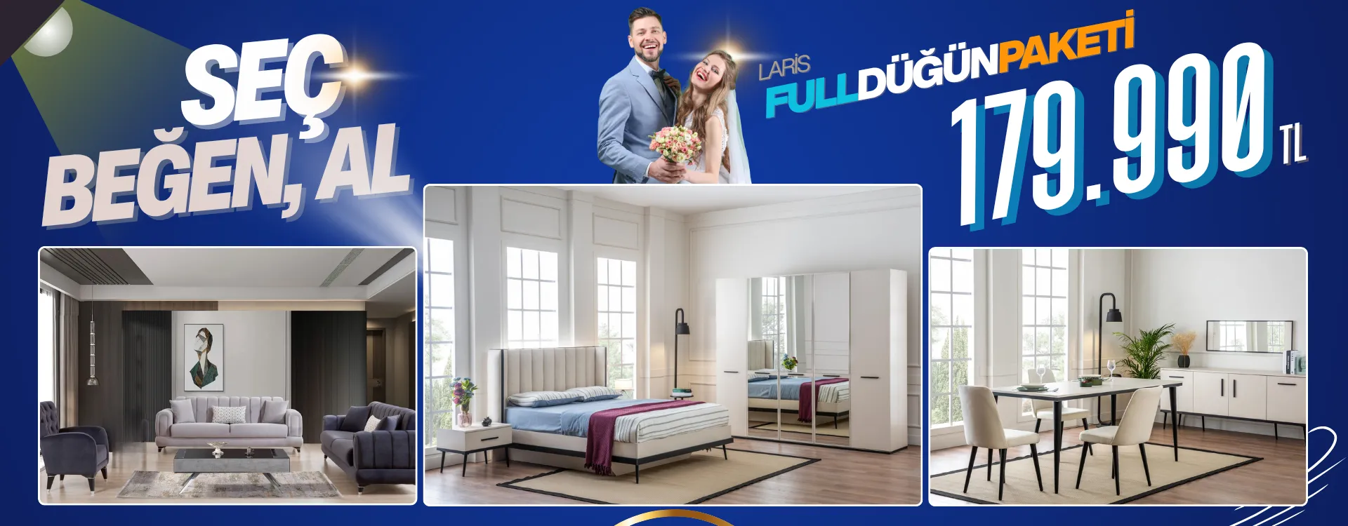 laris full dugun paketi | Özbay Mobilya