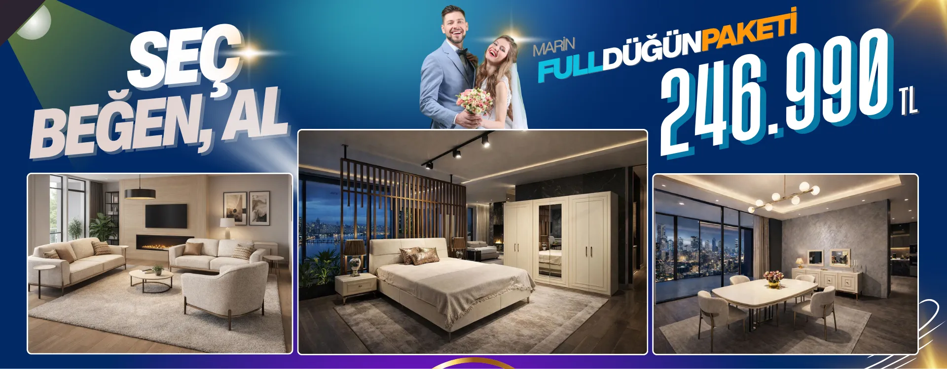 marin full dugun paketi | Özbay Mobilya