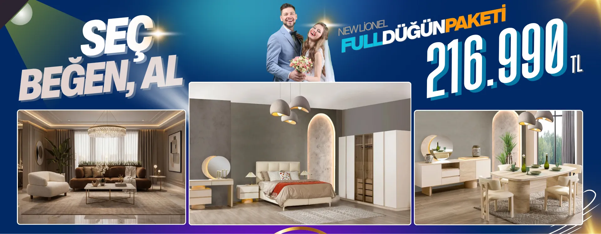 new lionel full dugun paketi | Özbay Mobilya