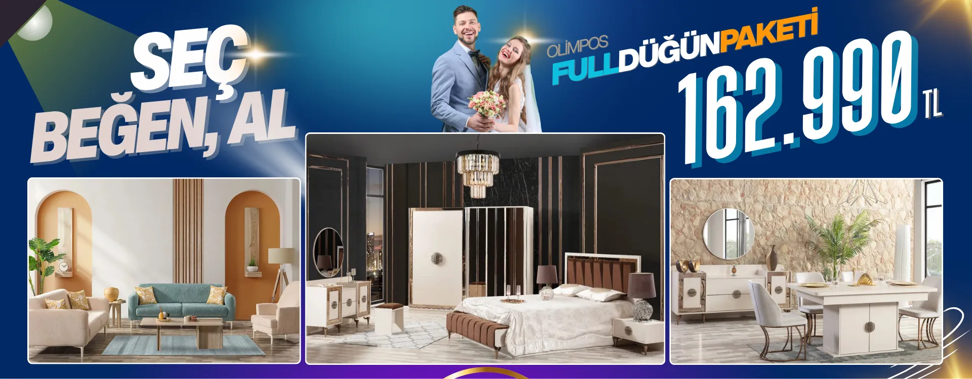 olimpos full dugun paketi | Özbay Mobilya