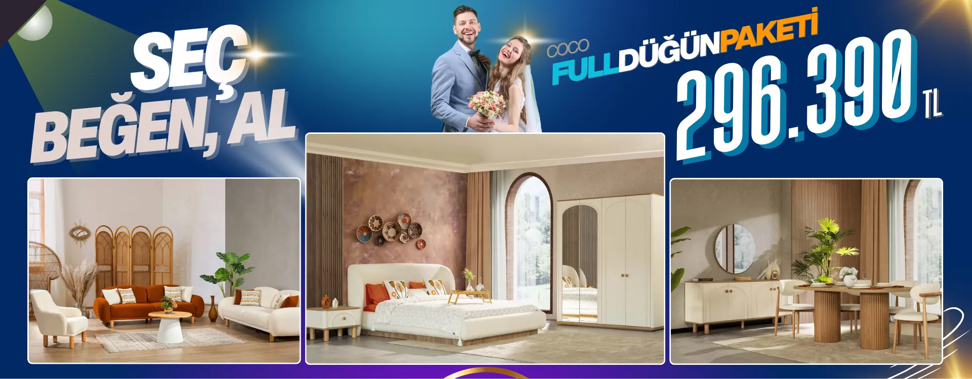 coco full dugun paketi | Özbay Mobilya